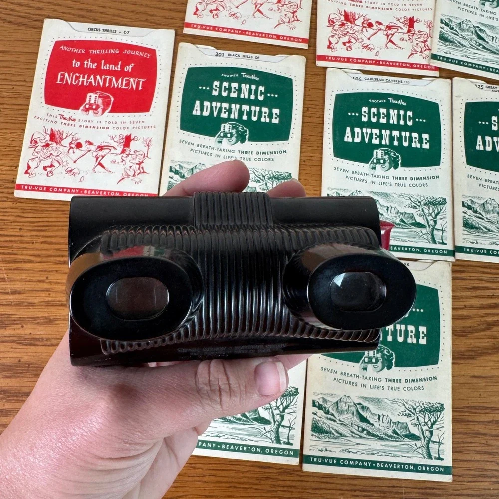 1950's TruVue‎ View Master Circus Thrills Yosemite National Park Scenic Reels
